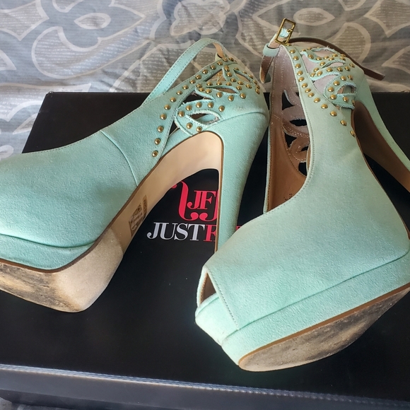 7.5 Mint platform high heels - Picture 6 of 8